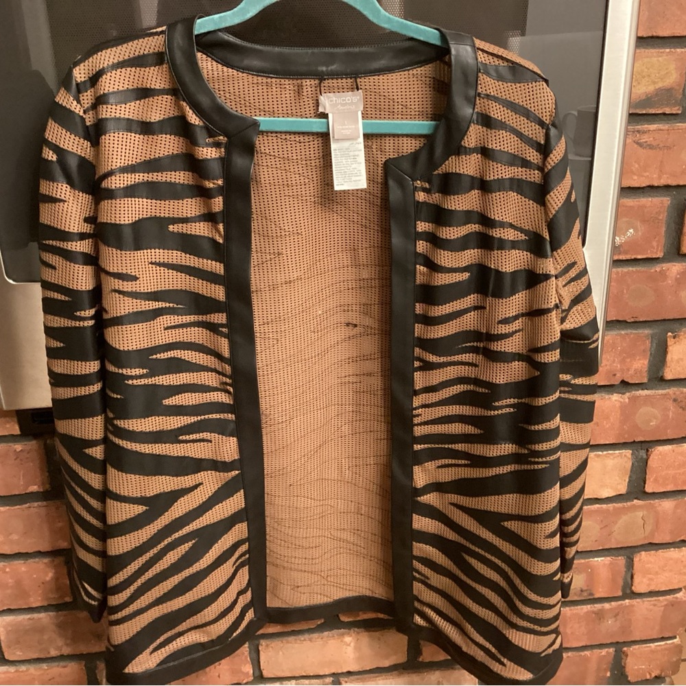 Travelers animal print jacket